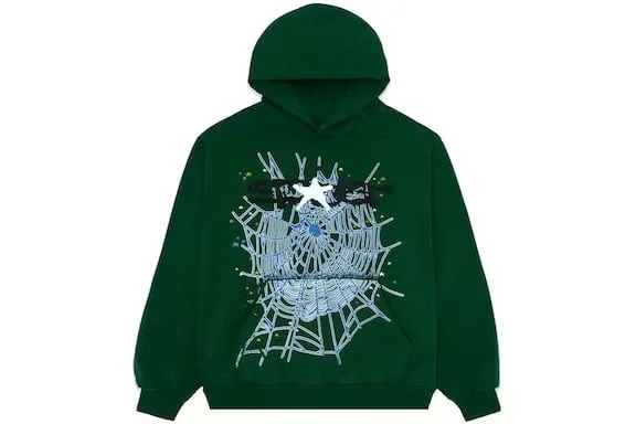 Hunter-Green-Sp5der-Web-Hoodie